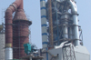 humidifying tower erection site